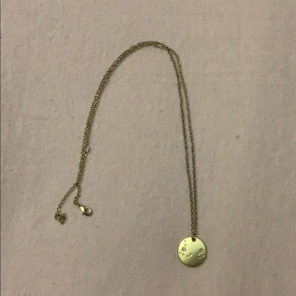 Pisces Zodiac Sign Constellation Pendant Necklace